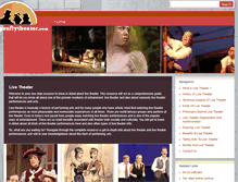 Tablet Screenshot of dragonflytheater.com